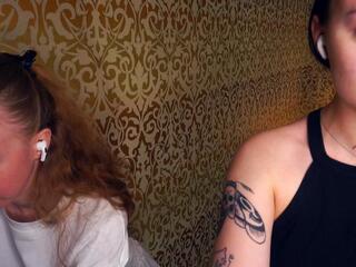Edina Burrington &amp; Becky Denmark webcam model stream image