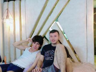 Soleil Noir &amp; Pietro Moretti webcam flirt4free model stream image