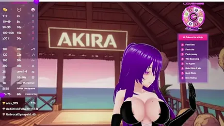 AkiraVixent webcam model stream image