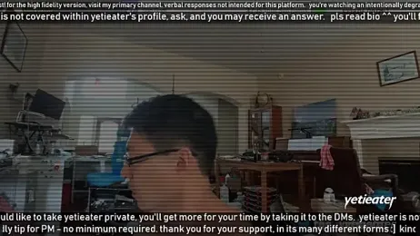 yetieater webcam model stream image