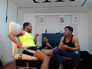 Rodrigo &amp; Esteban &amp; Alberto &amp; Christian webcam flirt4free model stream image