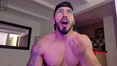 tony_muscle webcam model stream image