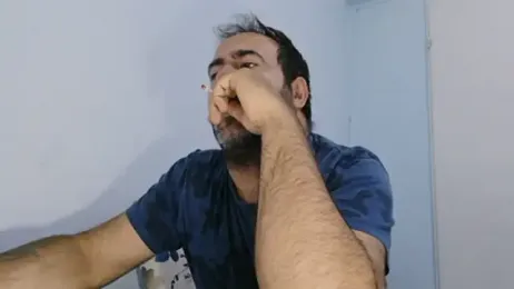 dark-look webcam model stream image