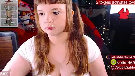 VelvetDiablo webcam model stream image