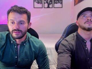 Alexander Jaz & Santi Foster webcam model stream image