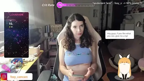 Foxy_c webcam model stream image