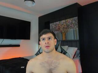 Derek Hussain webcam model stream image