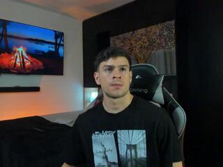 Derek Hussain webcam model stream image