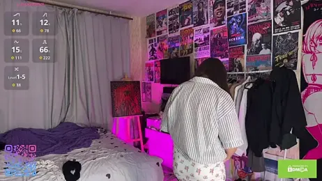 PinkiRay webcam model stream image