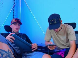 Maxx Williamm &amp; John Sally webcam flirt4free model stream image