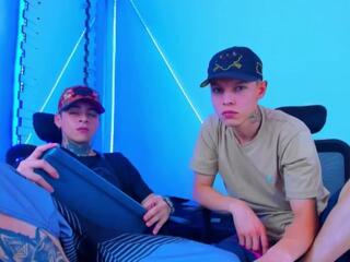 Maxx Williamm &amp; John Sally webcam model stream image