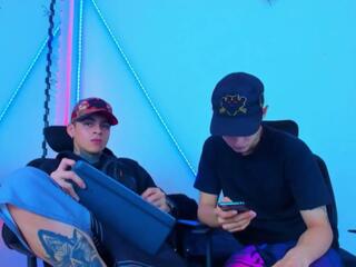 Maxx Williamm &amp; John Sally webcam model stream image