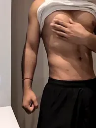 handsome-hunky webcam model stream image