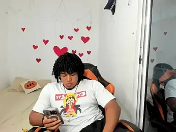 alexj_black_ webcam model stream image